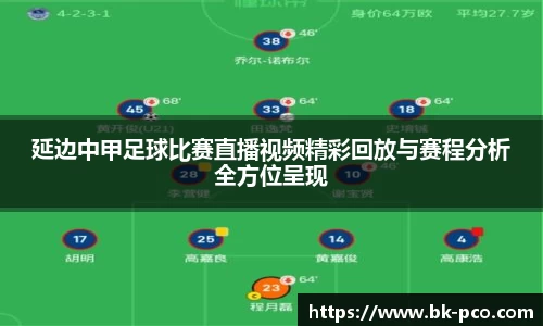 延边中甲足球比赛直播视频精彩回放与赛程分析全方位呈现